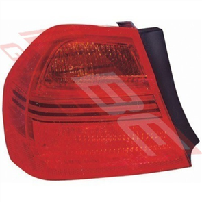 REAR LAMP - L/H - RED/AMBER - BMW 3'S E90 2005-08 4DR