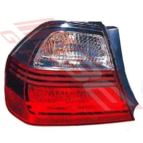 REAR LAMP - L/H - RED/CLEAR - OUTER - BMW 3'S E90 2005-08 4DR