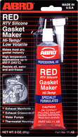 ABRO RTV SILICONE GASKET MAKER ULTRA PLUS  RED 3OZ 85G