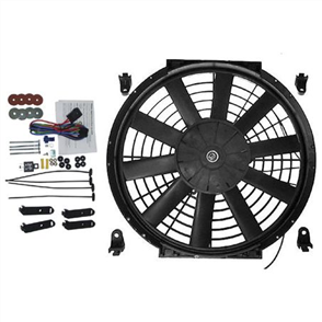 Universal Fan 12V Pusher - Reversible OD:292mm