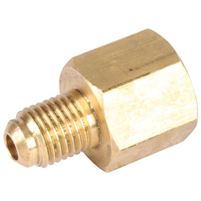 Adaptor 1/2 Acme (R134a) Female To 1/4 Flare (R12) Male