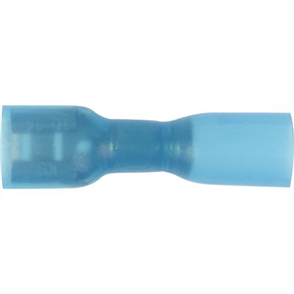 Crimp Terminal Female Blade Blue Terminal Entry 6.3 x 0.8mm Heat Shrin