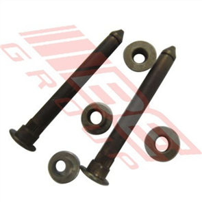 DOOR HINGE PIN AND BUSH KIT - 2 PINS & 4 BUSHES - NISSAN NAVARA D21 19