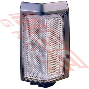 CORNER LAMP - L/H - CLEAR/BLACK - NARROW - NISSAN NAVARA D21 1986-92