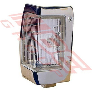 CORNER LAMP - L/H - CHROME - NISSAN NAVARA D21 1990