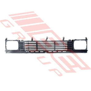 GRILLE - BLACK - NISSAN NAVARA D21 K/CAB 2WD 1986-87