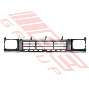 GRILLE - SILVER BLACK - NISSAN NAVARA D21 K/CAB 1986-87