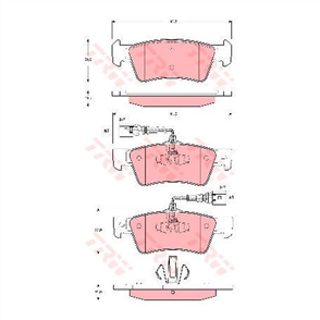 Brake Pad Set Inc. Wear Sensor