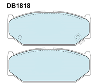 FRONT DISC BRAKE PADS - SUZUKI SWIFT 05- CERAMIC