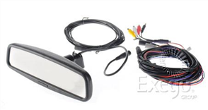 3.8 Inch Rear view Mirror Screen. 2 AV Inputs