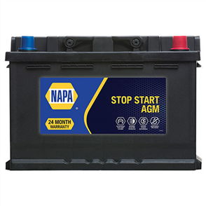 NAPA Absorbent Glass Mat Battery 316L x 175W x 190Hmm 800CCA 12V
