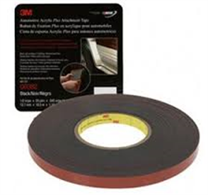 ACRYLIC FOAM TAPE GREY 12MM X 18.3M