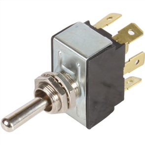 Toggle Switch On/Off/On DPDT (Contacts Rated 25A @ 12V)