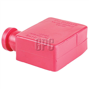 Battery Terminal Insulator Left Entry Red