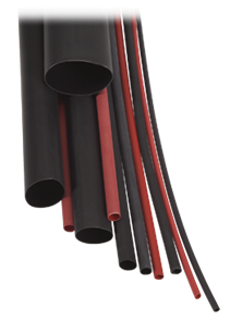 Heat Shrink Dual Wall Black ID: 3mm Length: 1.2m