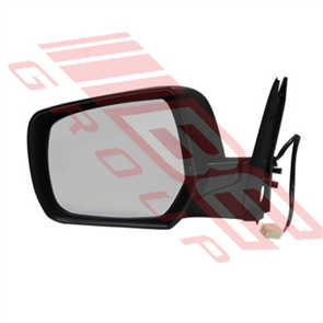 DOOR MIRROR - L/H - BLACK - ELECTRIC - 3 WIRE - FORD RANGER 2006
