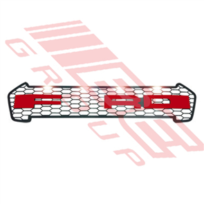 GRILLE - "FORD" IN RED - WHITE LED - FORD RANGER 2015- F/LIFT
