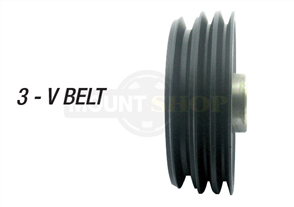 26W057 - HARMONIC BALANCER MITSUBISHI 4M41 TRITON 06&gt; 3x V BELT