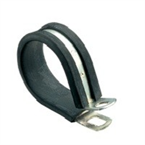 Pipe Clamp 40mm Rubber & Steel - Pack of 10