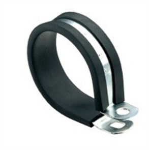 Pipe Clamp 60mm Rubber & Steel - Pack of 10
