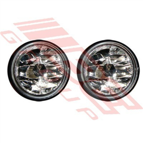 FOG/SPOT LAMP - SET - CLEAR/ROUND - L=R - HONDA CIVIC EL 4DR 2000