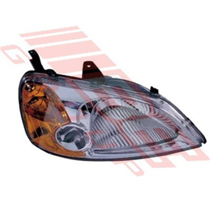 HEADLAMP - R/H - MANUAL - HONDA CIVIC ES 4DR SEDAN 2000