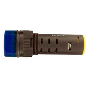 WARNING LIGHT NO FLASH 16MM LED 24V BLUE 2B24NOFLASHBLUE