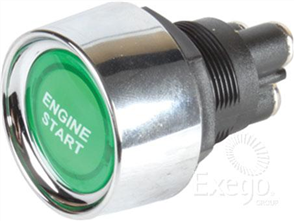 On/Off Push Button Switch Momentary LED Green