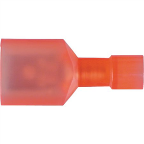 Crimp Terminal Male Blade Red Terminal Entry 6.3 x 0.8mm Polycarbonate