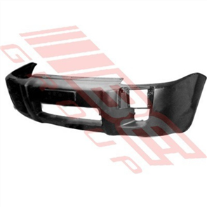 FRONT BUMPER - MAT/BLACK - W/FOG LAMP HOLE - HYUNDAI TUCSON 2005