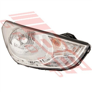 HEADLAMP - R/H - ELECTRIC/MANUAL - CHROME - HYUNDAI TUCSON 2010