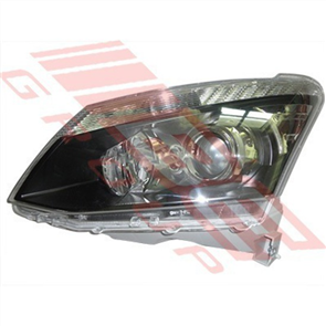 HEADLAMP - L/H - BLACK - ISUZU D-MAX P/UP 2012