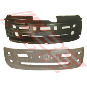 GRILLE - SET - INNER & OUTER - ISUZU D-MAX P/UP 2012