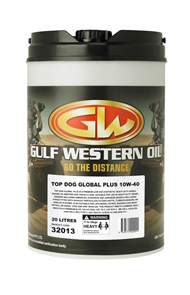 TOP DOG GLOBAL PLUS SEMI SYNTHETIC 10W/40- 20L ENGINE OIL 32013