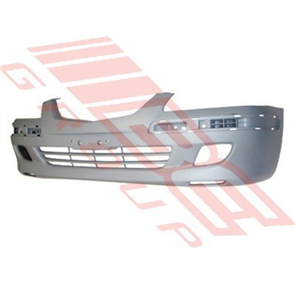 FRONT BUMPER - PRIMED GREY - MAZDA 626 GF 2000-02 F/L