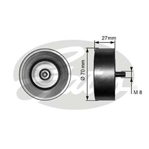 GATES DRIVE BELT IDLER PULLEY 3629