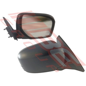 DOOR MIRROR - L/H - MANUAL - BLACK - MITSUBISHI TRITON L200 2005