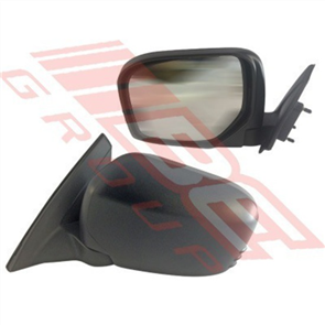 DOOR MIRROR - R/H - MANUAL - BLACK - MITSUBISHI TRITON L200 2005