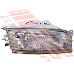 HEADLAMP - R/H - GLASS LENS - MITSUBISHI LANCER CK SED 1996-99