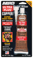 ABRO SUPER HI-TEMP SILICONE GASKET MAKER COPPER 3oz