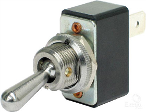 Toggle Switch On/Off SPST (Contacts Rated 10A @ 12V)