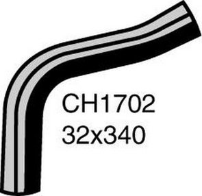 Radiator Upper Hose FORD COURIER PC - 2.6L I4 MAZDA CH1702