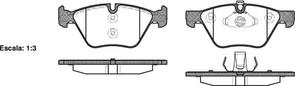 FRONT DISC BRAKE PADS - BMW SER 3 E9# SER 5 E6#