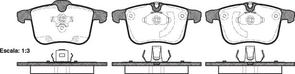 FRONT DISC BRAKE PADS - HOLDEN VECTRA C 02-