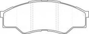 DB1741 E FRONT DISC BRAKE PADS - TOYOTA HILUX KUN1# 05-08