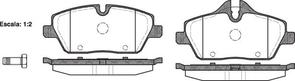 FRONT DISC BRAKE PADS - BMW SER 1 E81, E87 04-