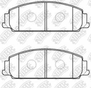 FRONT DISC BRAKE PADS - HOLDEN COMMODORE VE 06- DB1765 E