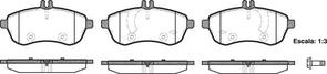 FRONT DISC BRAKE PADS - MERCEDES BENZ C , E CLASS 07-