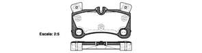 DISC BRAKE PADS - PORSCHE CAYENNE , AVW Q7 , TOUAREG  02-