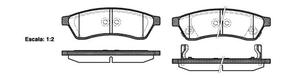 REAR DISC BRAKE PADS - HOLDEN EPICA  05-11